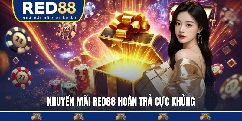 Khuyến mãi RED88 hoàn trả cực khủng